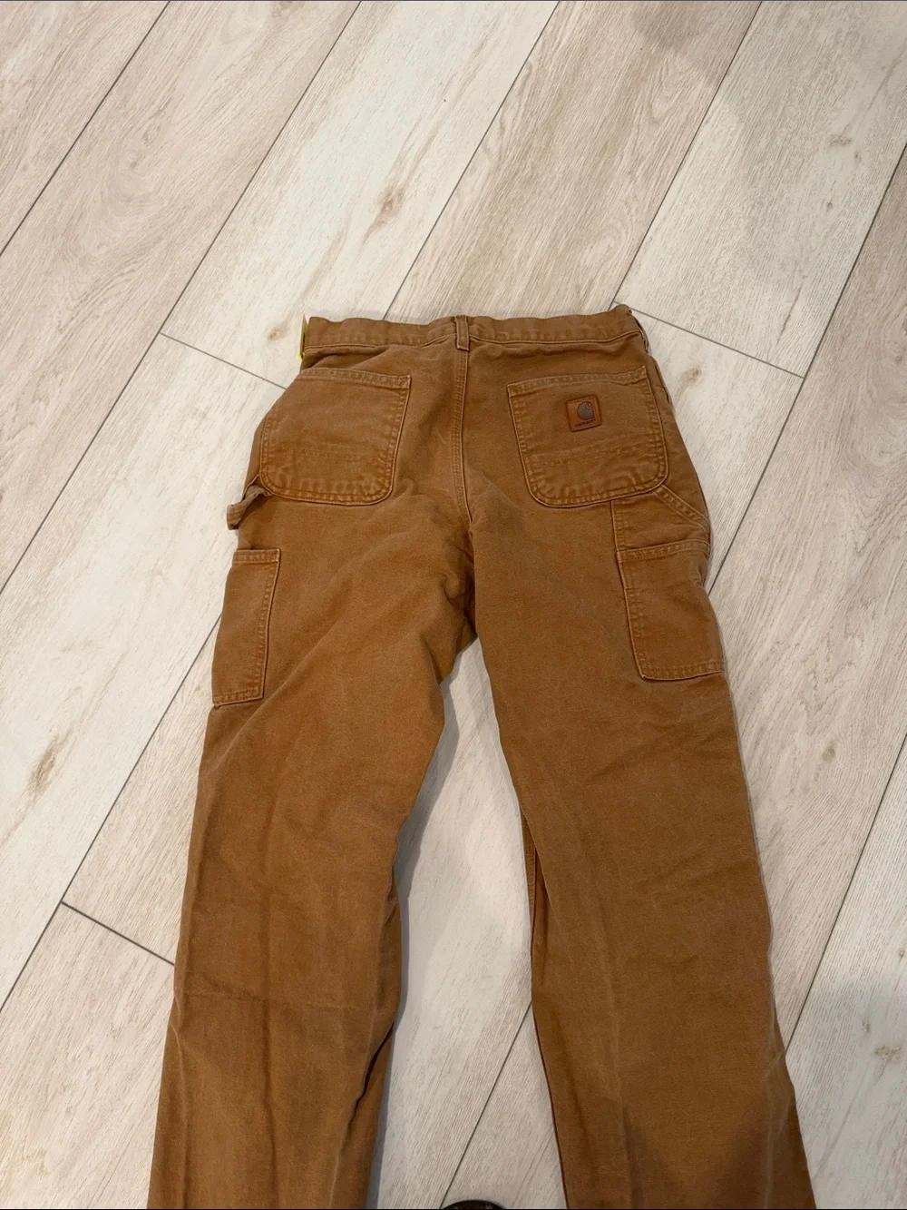 Carhartt Men’s Tan Cargo Pants Loose Fit